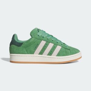 adidas Campus Suede Sneaker in Green with Cream Accents JR0104 NWT